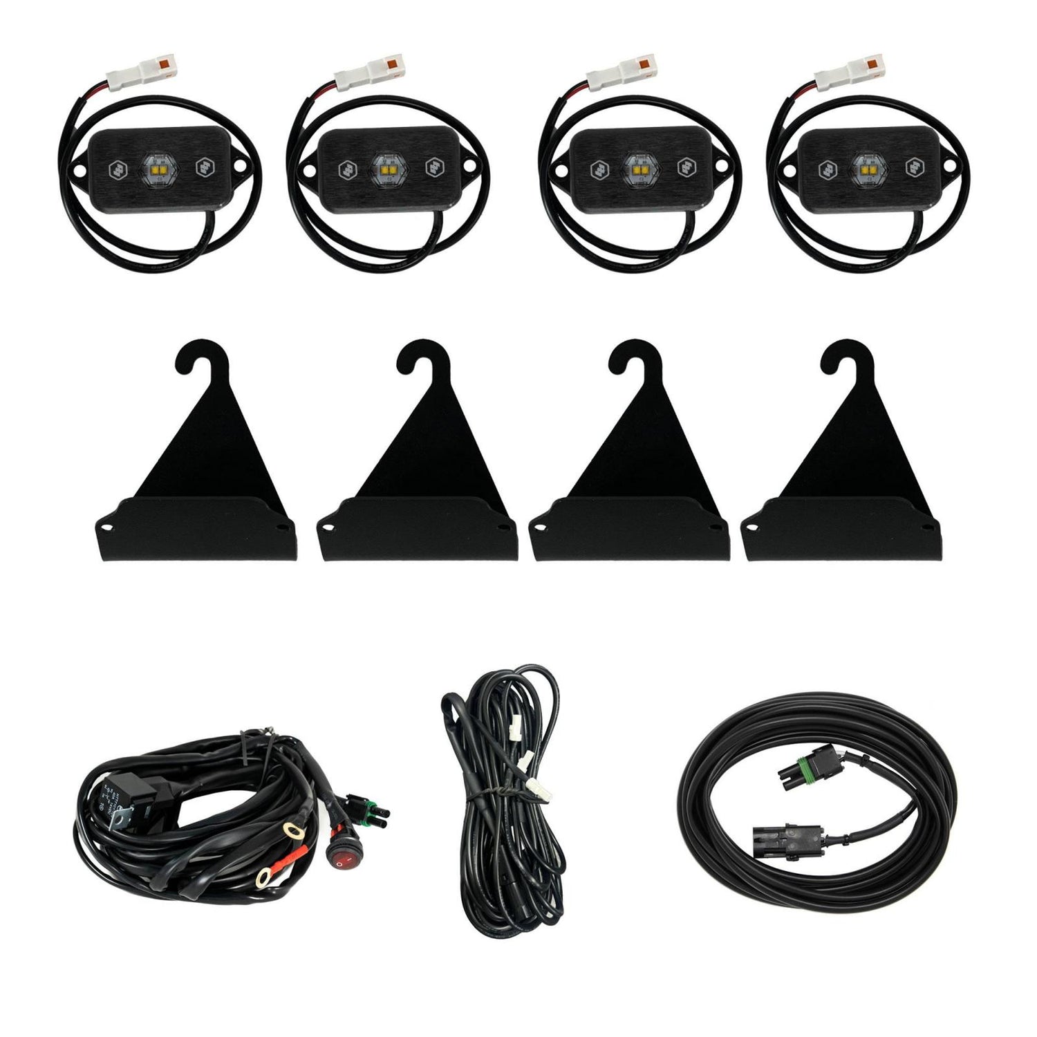 Toyota Bed Rail Cargo Light Kit - 2005-On Toyota Tacoma; 2007-On Toyota Tundra White 398061