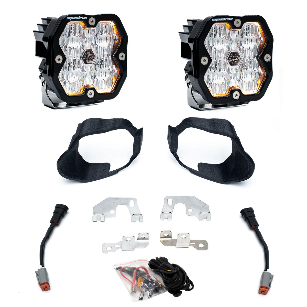 Squadron 2.0 Sport Fog Pocket Light Kit - Mercedes 2019-26 Sprinter Van 1500/2500/3500/3500XD Clear 44-0025