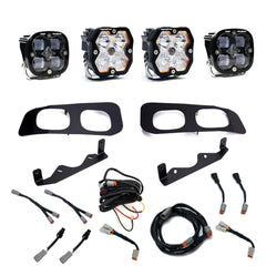 Squadron 2.0 Sport/Squadron SAE Dual Fog Pocket Light Kit - Ford 2023-26 F-250/350 Super Duty Clear Toggle 44-0031