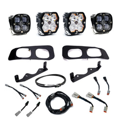 Squadron 2.0 Sport/Squadron SAE Dual Fog Pocket Light Kit - Ford 2023-26 F-250/350 Super Duty Clear Upfitter 44-0031-UP