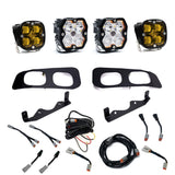 Squadron 2.0 Sport/Squadron SAE Dual Fog Pocket Light Kit - Ford 2023-26 F-250/350 Super Duty Baja Amber Toggle 44-0032