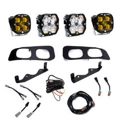 Squadron 2.0 Pro/Squadron SAE Dual Fog Pocket Light Kit - Ford 2023-26 F-250/350 Super Duty Baja Amber Toggle 44-0034