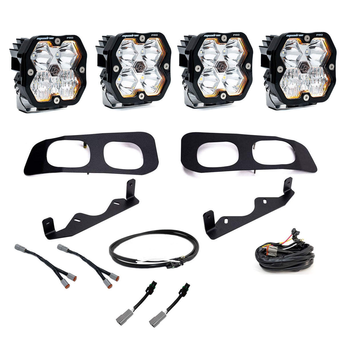 Squadron 2.0 Pro Dual Fog Pocket Light Kit - Ford 2023-26 F-250/350 Super Duty 44-0035-UP