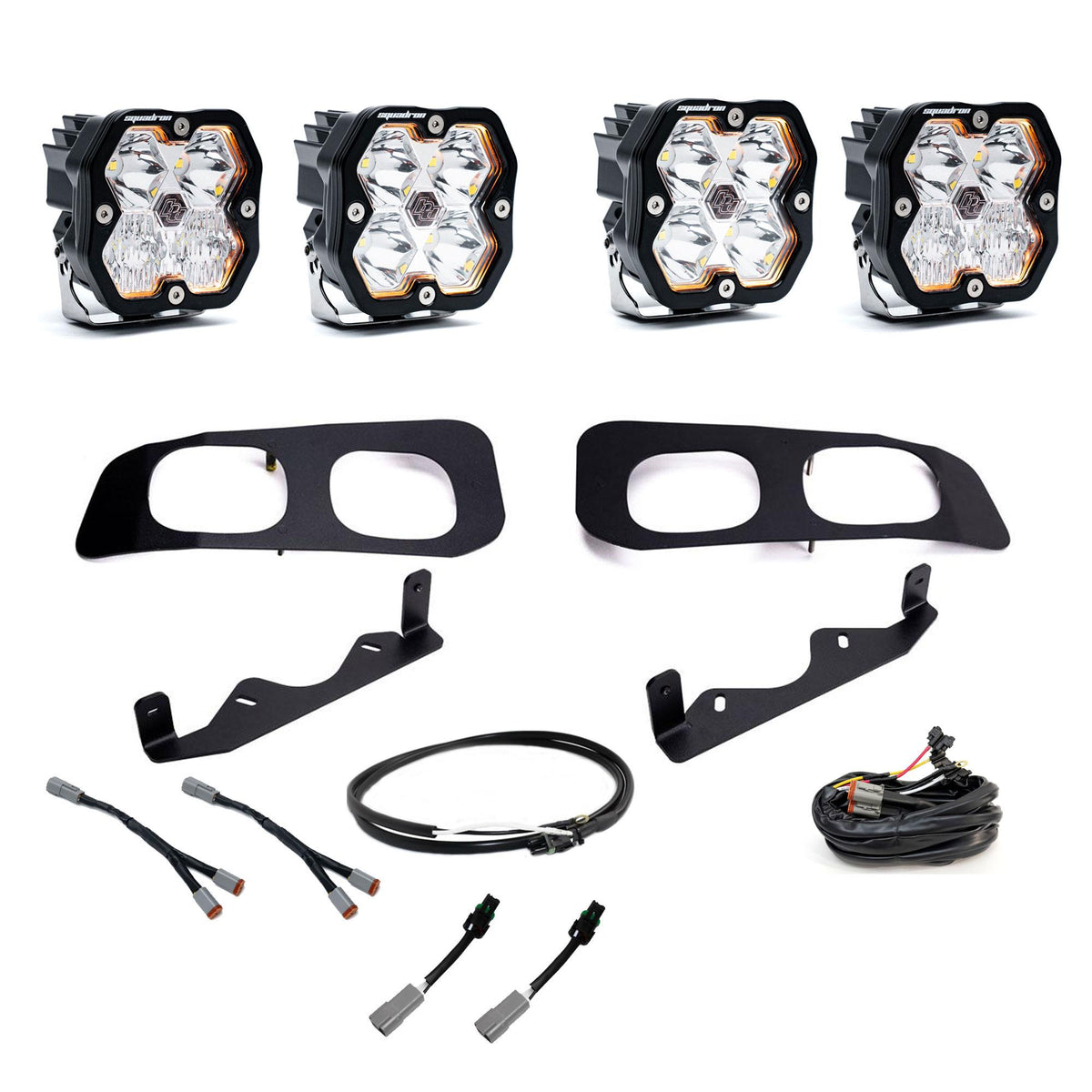 Squadron 2.0 Sport Dual Fog Pocket Light Kit - Ford 2023-26 F-250/350 Super Duty 44-0036-UP
