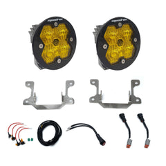 Squadron 2.0 Sport Fog Pocket Light Kit - RAM 2019-25 2500/3500; Note: Big Horn Baja Amber 44-0038