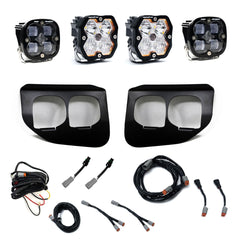 Squadron 2.0 Sport/Squadron SAE Dual Fog Pocket Light Kit - Ford 2020-22 F-250/350 Super Duty Clear Toggle 44-0041