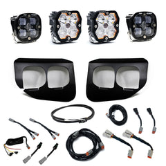 Squadron 2.0 Sport/Squadron SAE Dual Fog Pocket Light Kit - Ford 2020-22 F-250/350 Super Duty Clear Upfitter 44-0041-UP