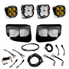 Squadron 2.0 Sport/Squadron SAE Dual Fog Pocket Light Kit - Ford 2020-22 F-250/350 Super Duty Baja Amber Upfitter 44-0042-UP