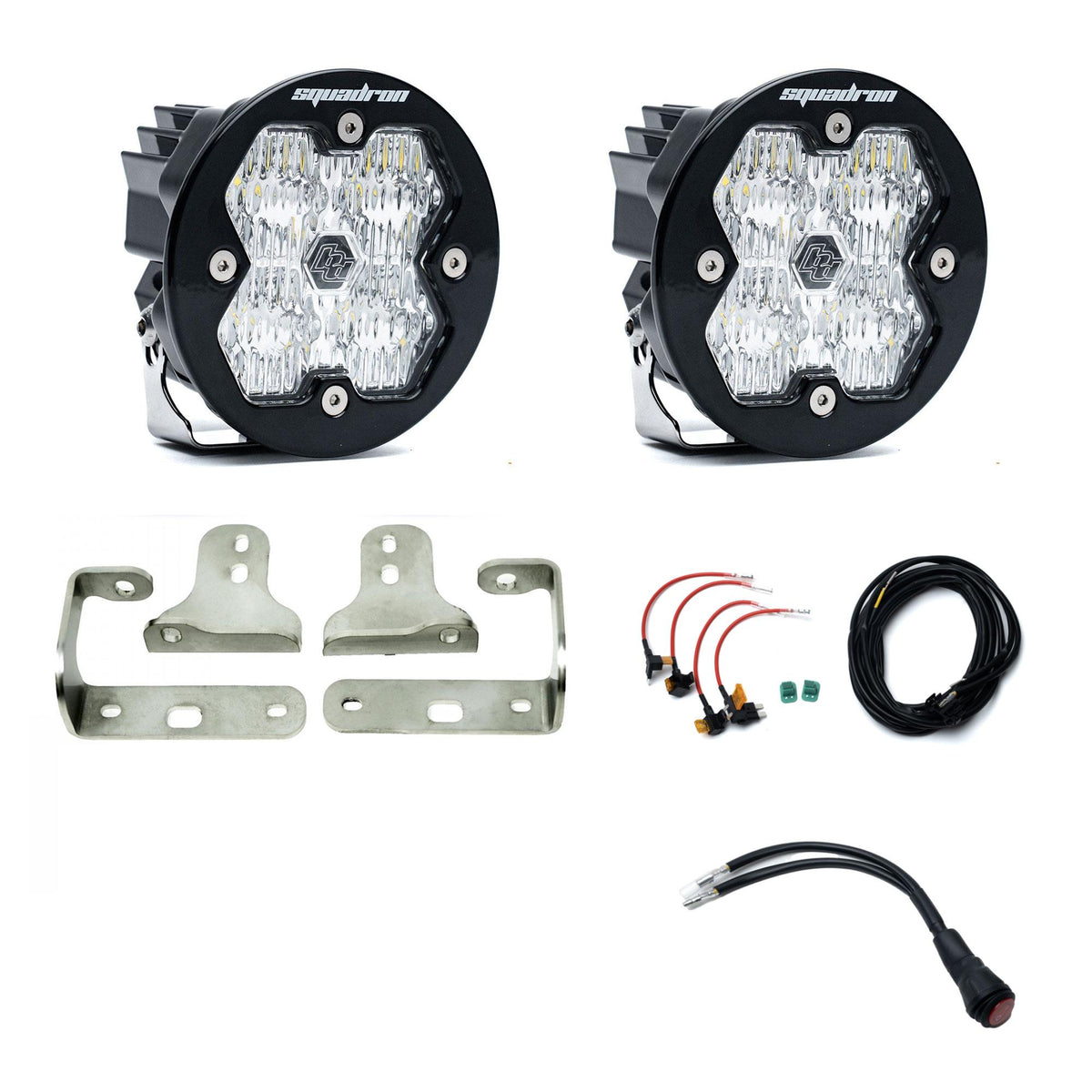 Squadron-R 2.0 Sport Fog Pocket Light Kit - Jeep 2018-26 Wrangler JL; 2020-26 Gladiator JT 44-0045