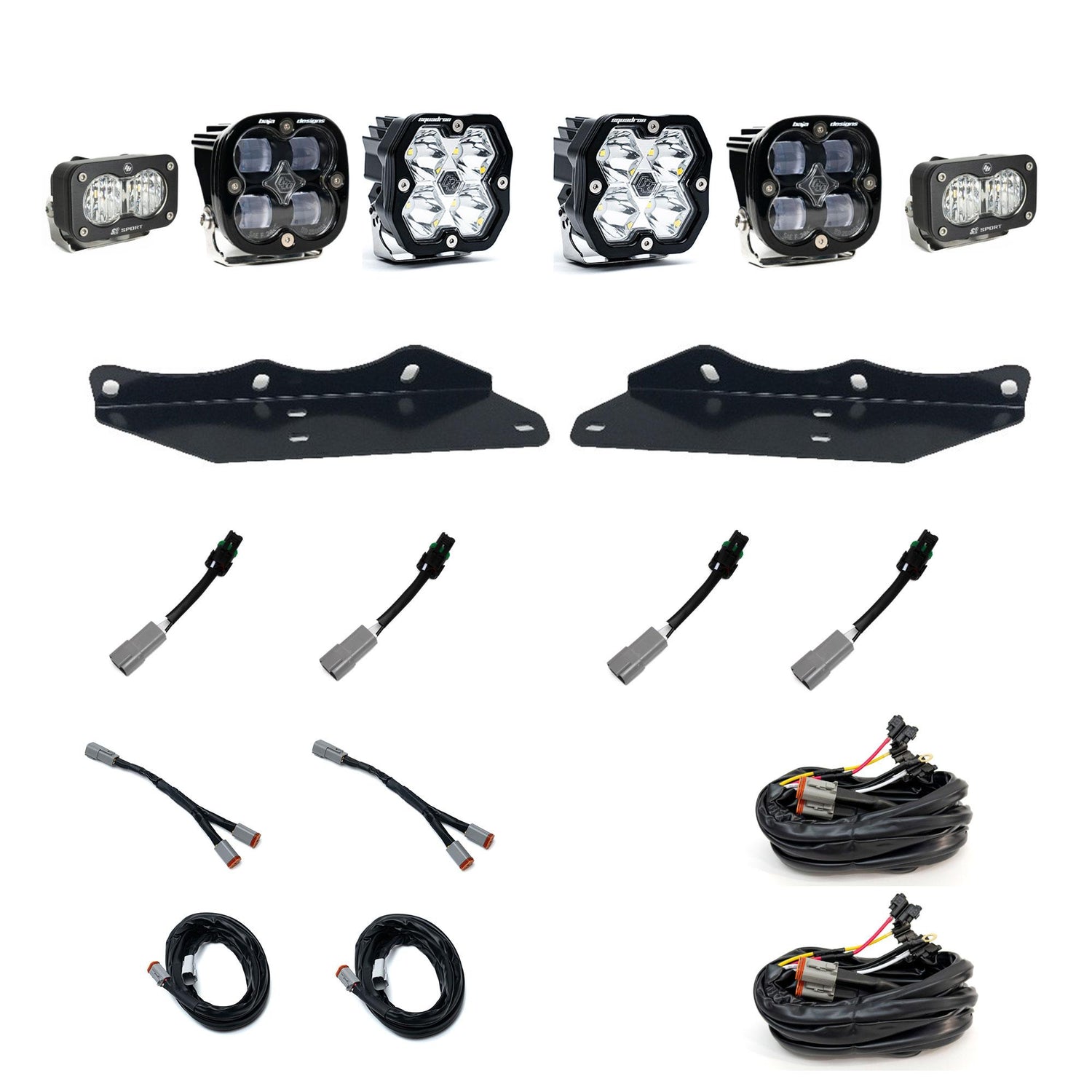 Squadron 2.0 Sport/Squadron SAE/S2 Sport Fog Pocket Light Kit - Ford 2017-20 F-150 Raptor Clear 44-0069