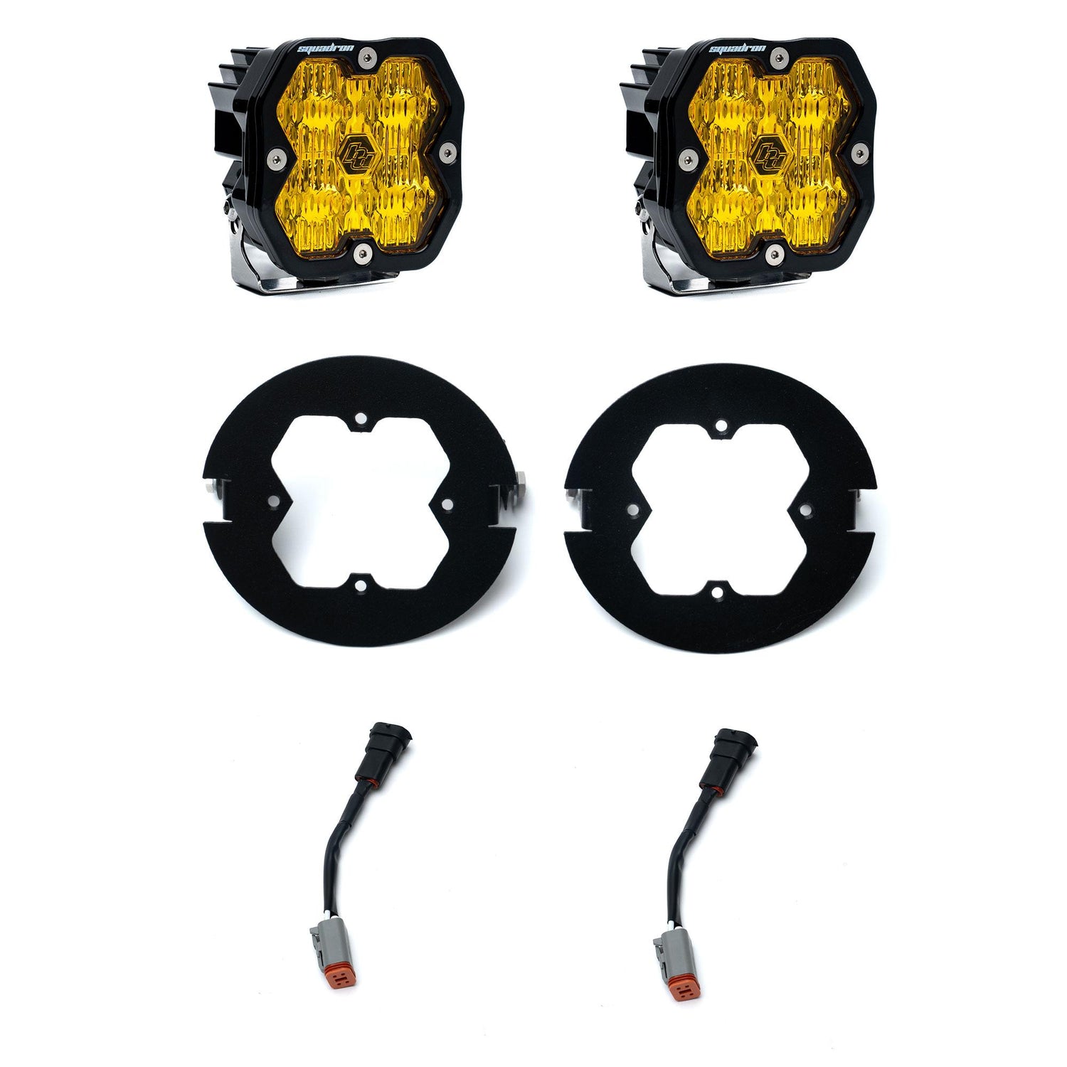 Squadron 2.0 Sport Fog Pocket Light Kit - Ford 2006-14 F-150; Toyota 2005-11 Tacoma; 2007-13 Tundra Baja Amber 44-0076