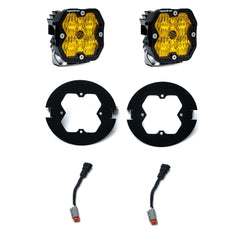 Squadron 2.0 Sport Fog Pocket Light Kit - Ford 2006-14 F-150; Toyota 2005-11 Tacoma; 2007-13 Tundra Baja Amber 44-0076