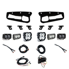 Squadron 2.0 Sport/S2 Sport/S2 SAE "Sportman" Fog Pocket Light Kit - Ford 2021-26 Bronco; 2022-24 Bronco Raptor; Note: w/ Steel Bumper Clear Toggle 44-0081