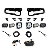 Squadron 2.0 Sport/S2 Sport/S2 SAE "Sportman" Fog Pocket Light Kit - Ford 2021-26 Bronco; 2022-24 Bronco Raptor; Note: w/ Steel Bumper Clear Upfitter 44-0081-UP