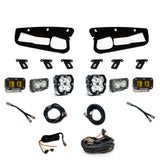 Squadron 2.0 Sport/S2 Sport/S2 SAE "Sportman" Fog Pocket Light Kit - Ford 2021-26 Bronco; 2022-24 Bronco Raptor; Note: w/ Steel Bumper Baja Amber Upfitter 44-0083-UP