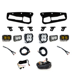 Squadron 2.0 Sport/S2 Sport/S2 SAE "Sportman" Fog Pocket Light Kit - Ford 2021-26 Bronco; 2022-24 Bronco Raptor; Note: w/ Steel Bumper Baja Amber Upfitter 44-0083-UP
