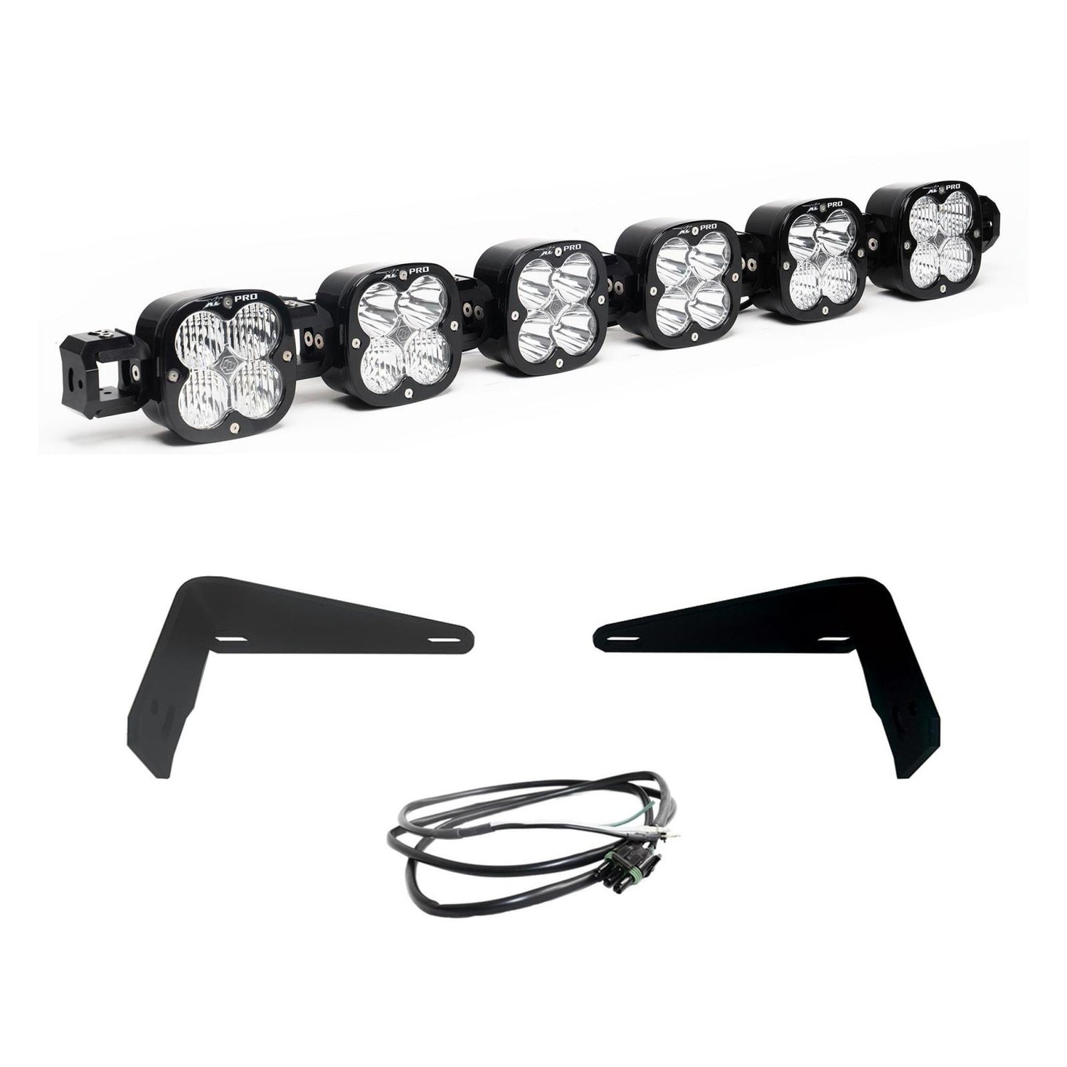 Ford XL Linkable Bumper Light Kit - Ford 2021-2026 Bronco; 2022-2026 Bronco Raptor; NOTE: w/ OE Steel Bumper XL Pro Linkable Upfitter 44-7775-UP