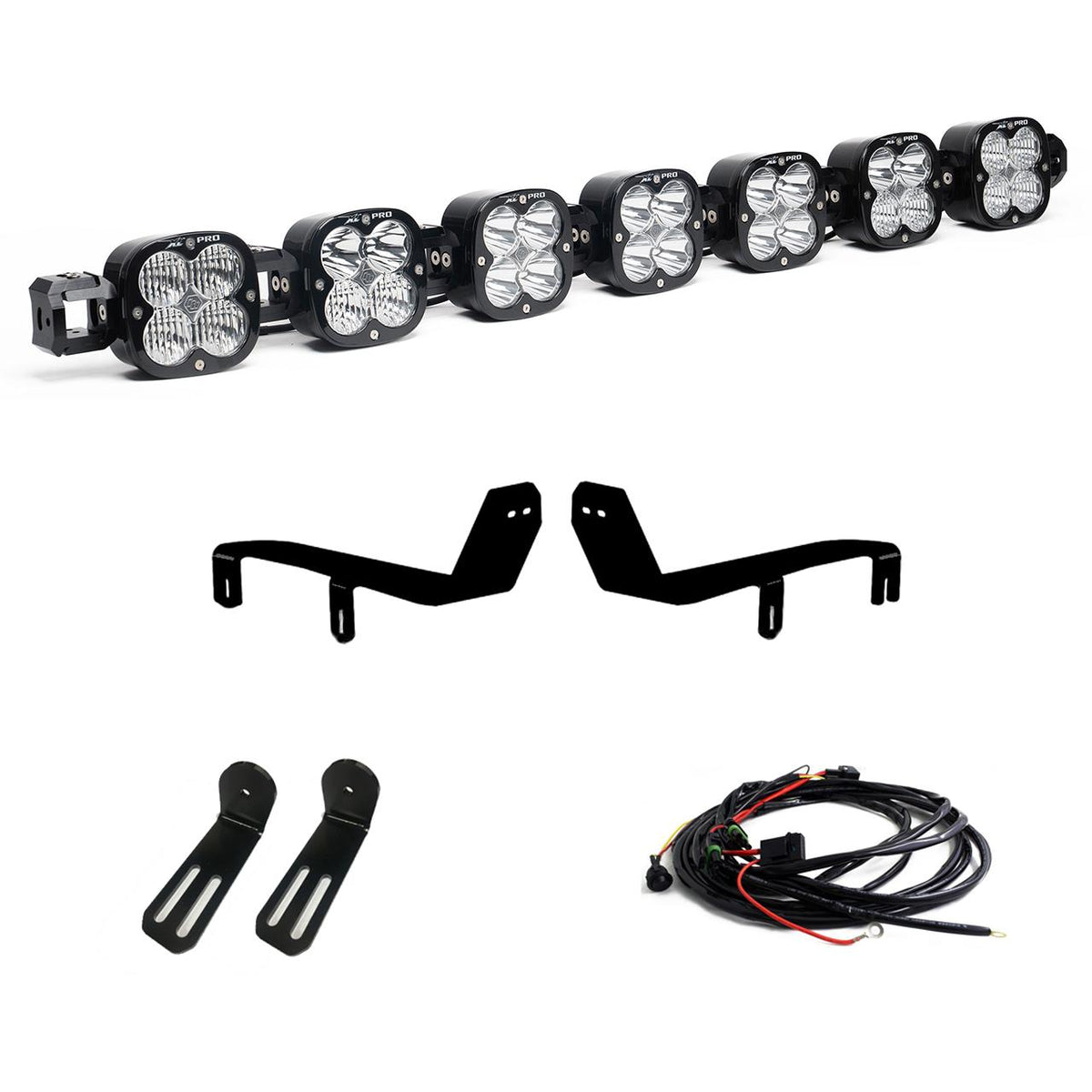 Ford XL Linkable Bumper Light Kit - Ford 2017-19 F-250/350 Super Duty XL Pro Linkable Toggle 44-7780