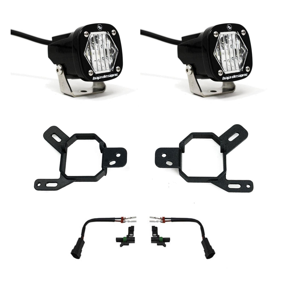 S1 Fog Pocket Light Kit - GMC/Chevy 2023-2026 Canyon/Colorado; 2024-2026 Yukon, 2500/3500; 2022-2026 Sierra 1500 AT4-X Clear 44-7878
