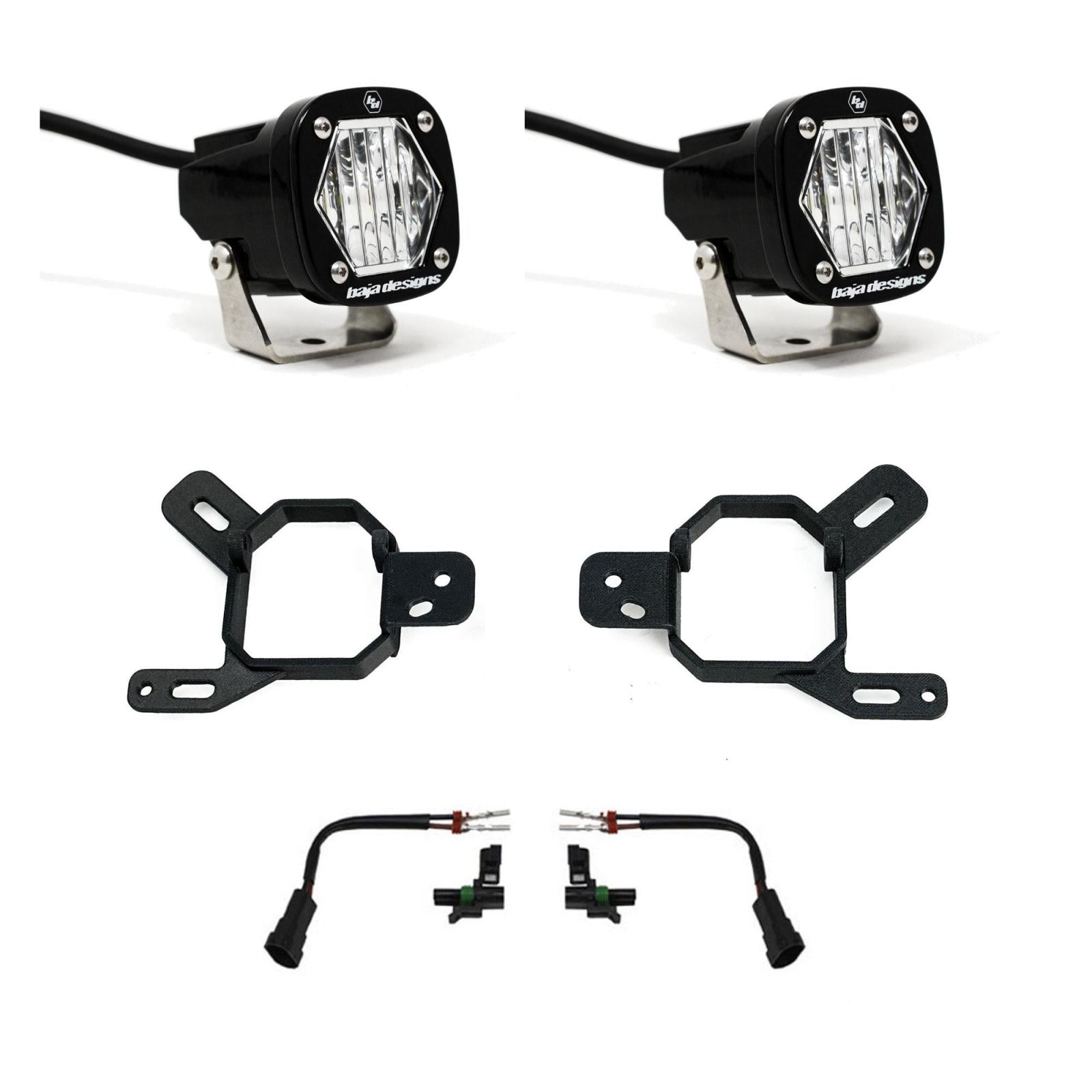 S1 Fog Pocket Light Kit - GMC/Chevy 2023-2026 Canyon/Colorado; 2024-2026 Yukon, 2500/3500; 2022-2026 Sierra 1500 AT4-X Clear 44-7878