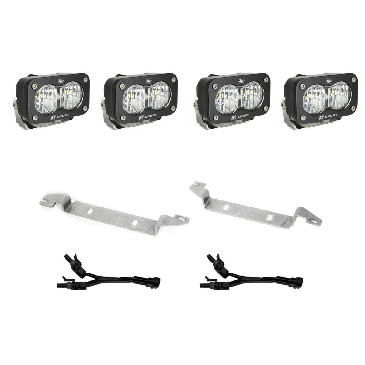 S2 Sport OEM Fog Light Replacement Kit - 2025-2026 Toyota 4Runner, Non-TRD Pro Clear 44-8280