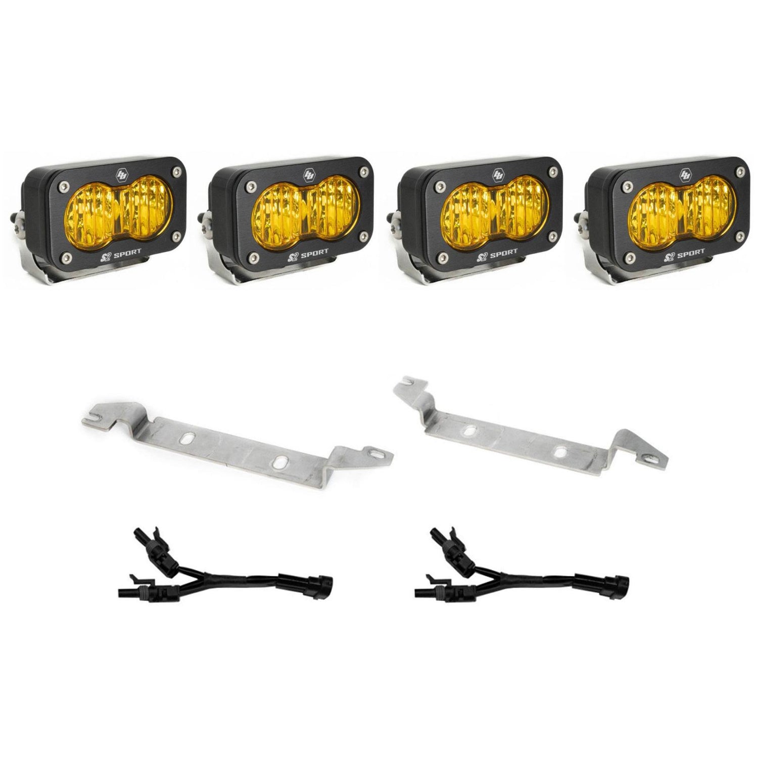 S2 Sport OEM Fog Light Replacement Kit - 2025-2026 Toyota 4Runner, Non-TRD Pro Baja Amber 44-8281