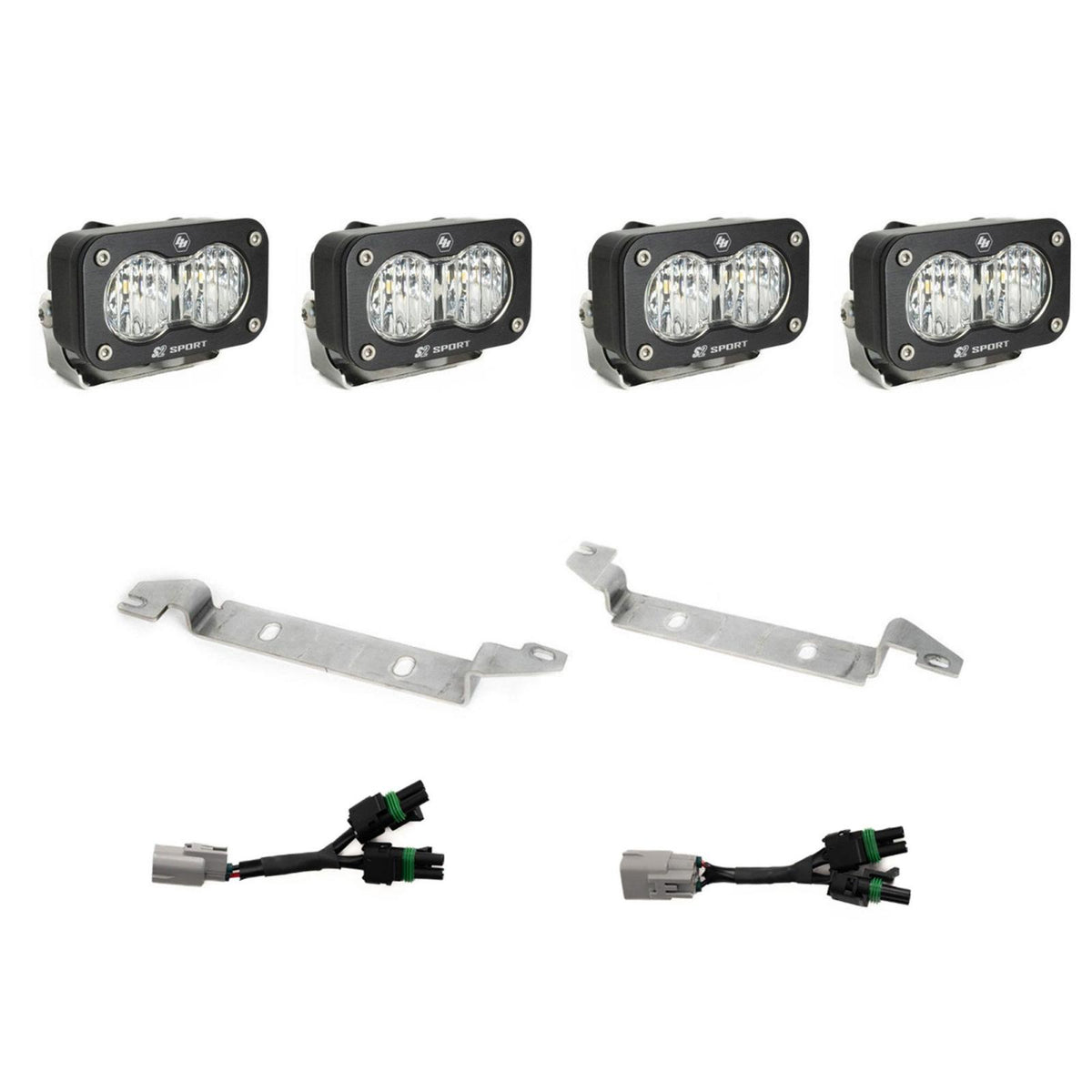 S2 Sport OEM Fog Light Replacement Kit - 2024-2026 Toyota Tacoma Pro/Trailhunter Clear 44-8288