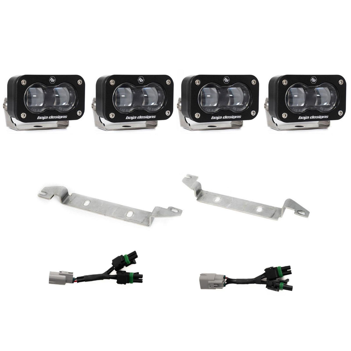 S2 SAE OEM Fog Light Replacement Kit - 2024-2026 Toyota Tacoma Pro/Trailhunter Clear 44-8290