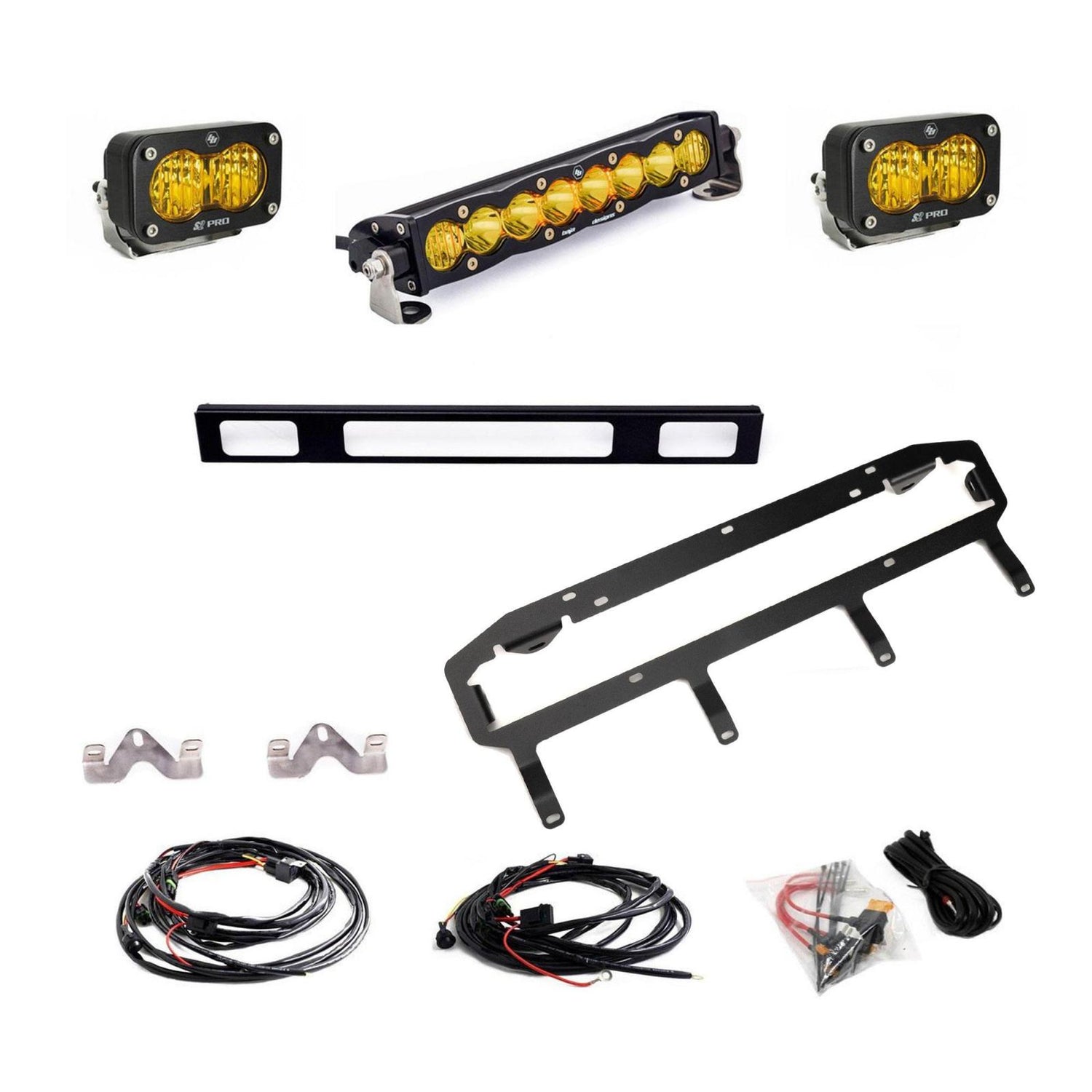 S8 10-inch/S2 Pro Grille Light Replacement Kit - 2025-2026 Toyota 4Runner, TRD Pro Baja Amber 44-8294