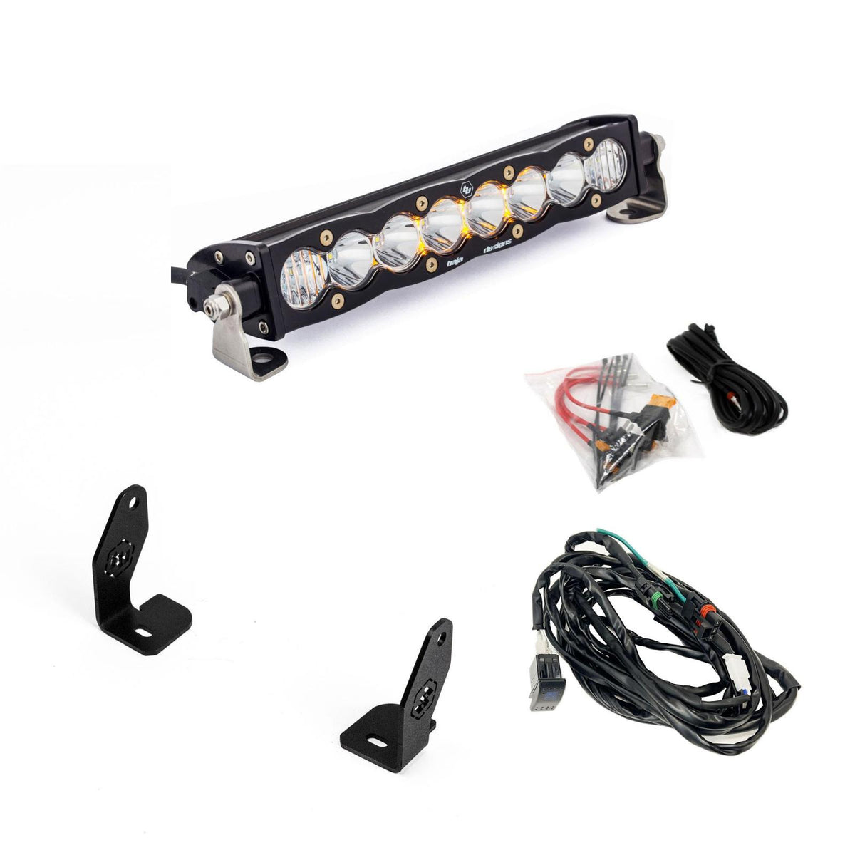 S8 10" Light Bar Hood Mount Kit - Polaris 2025 RZR Pro-R; Pro-S; Pro-XP Clear 44-8299