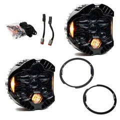 DOT LP6 LED Headlight Kit - Jeep 2007-2018 Wrangler JK Amber 44-8311
