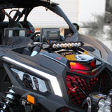 Can-Am S8 10 Inch Shock Mount Light Bar Kit - Can-Am 2017-24 Maverick X3 Baja Amber 447038