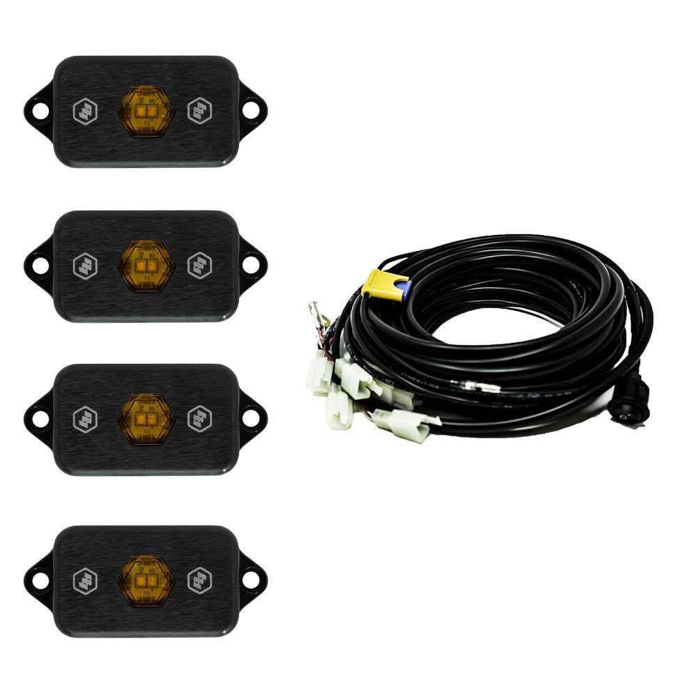 LED Rock Light Kit Baja Amber 447056