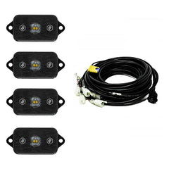 LED Rock Light Kit Clear 447059