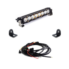 Polaris S8 10 Inch Hood Mount Light Bar Kit - Polaris 2019-21 RZR XP Turbo; 2018-21 RZR Turbo S 447072