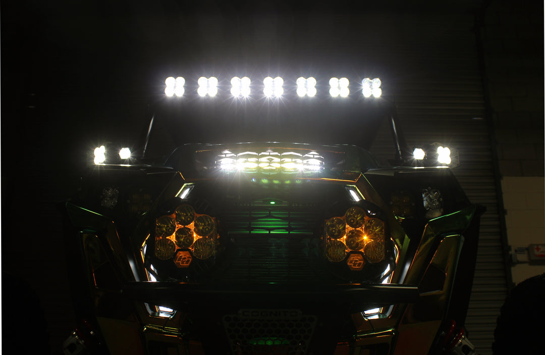 Polaris S8 10 Inch Hood Mount Light Bar Kit - Polaris 2019-21 RZR XP Turbo; 2018-21 RZR Turbo S 447072