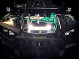 Polaris S8 10 Inch Hood Mount Light Bar Kit - Polaris 2016-18 RZR XP Turbo 447073