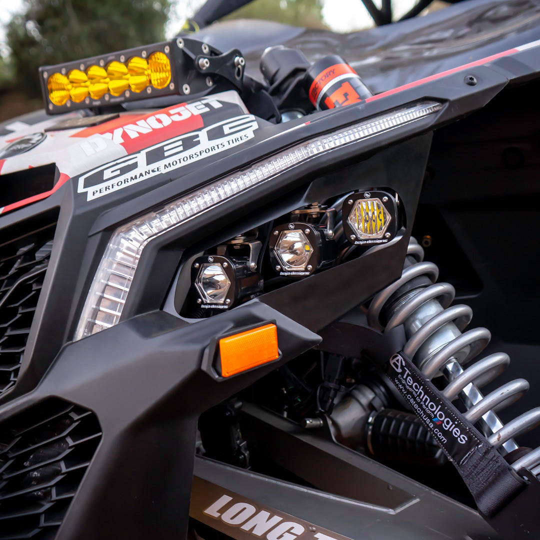 Can-Am S1 Triple LED Headlight Kit - Can-Am 2017-24 Maverick X3 447074