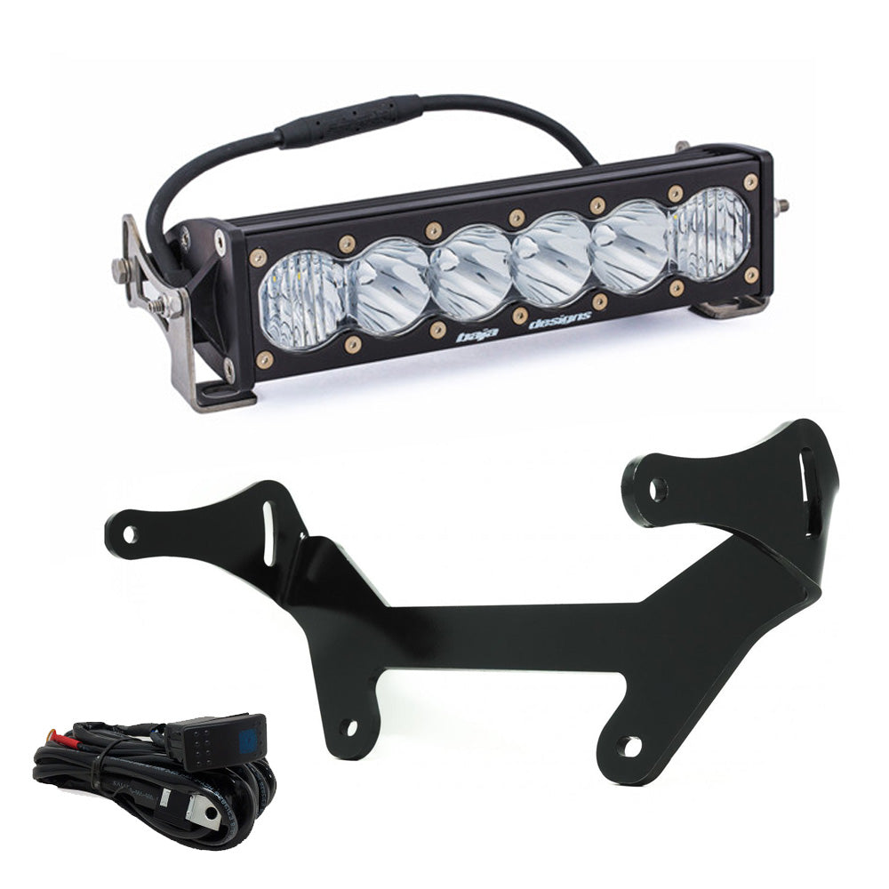 Can-Am OnX6+ LED 10 Inch Shock Mount Light Bar Kit - Can-Am 2017-24 Maverick X3 Clear 447089