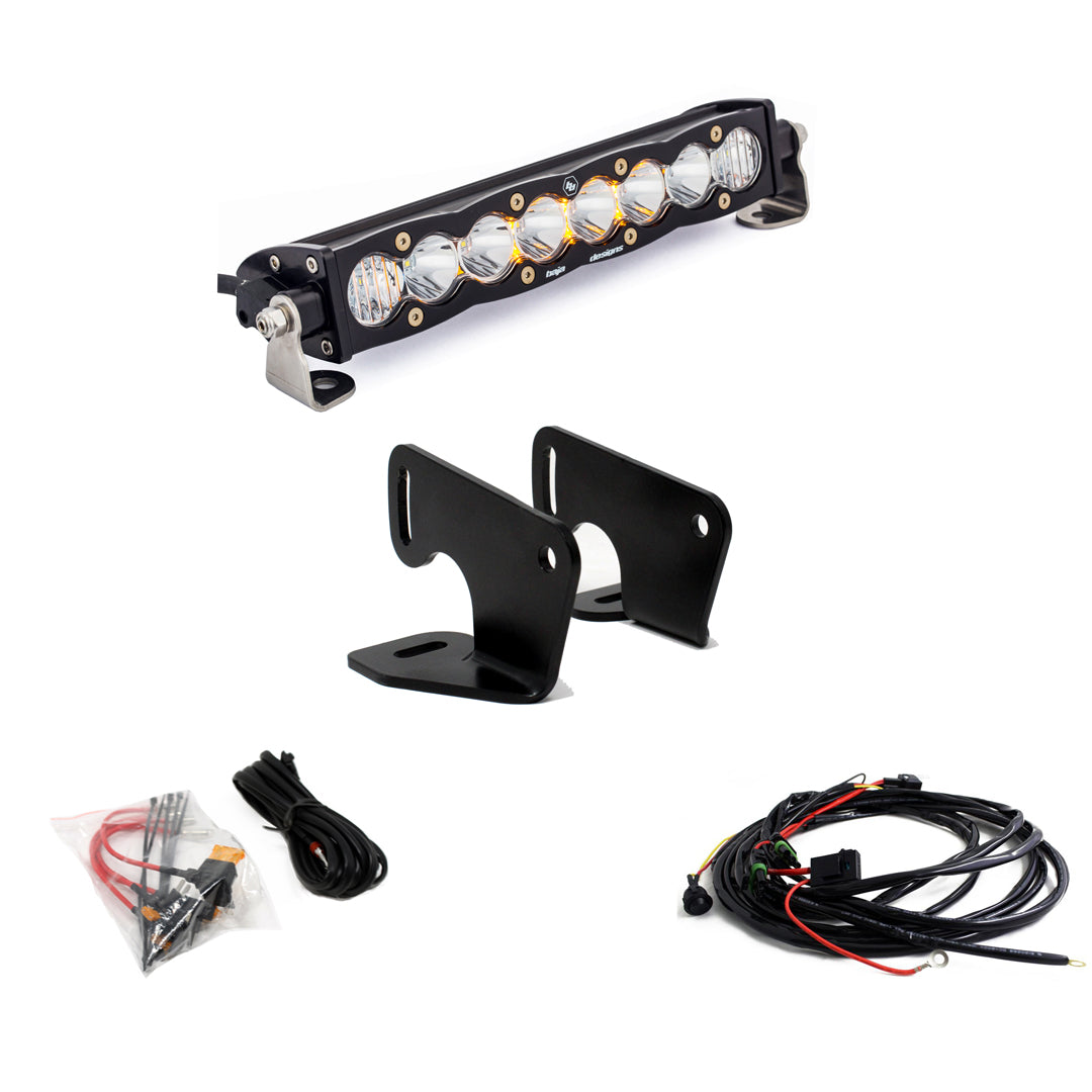 Polaris S8 10 Inch Hood Mount Light Bar Kit - Polaris 2020-2026 RZR Pro XP; 2024 RZR Turbo R 447166