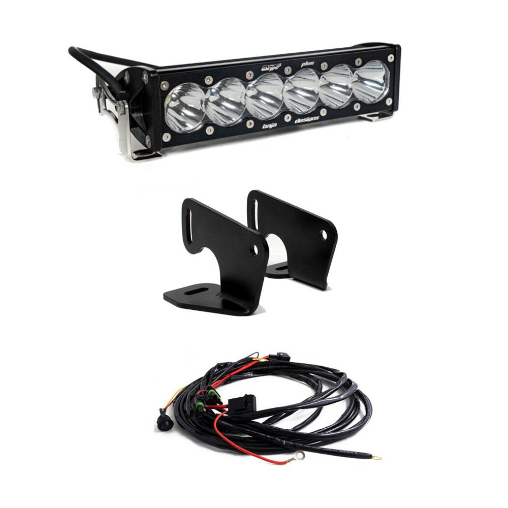 Polaris OnX6+ 10 Inch Hood Mount Light Bar Kit - Polaris 2020-2026 RZR Pro XP; 2022-2024 RZR Turbo R 447167
