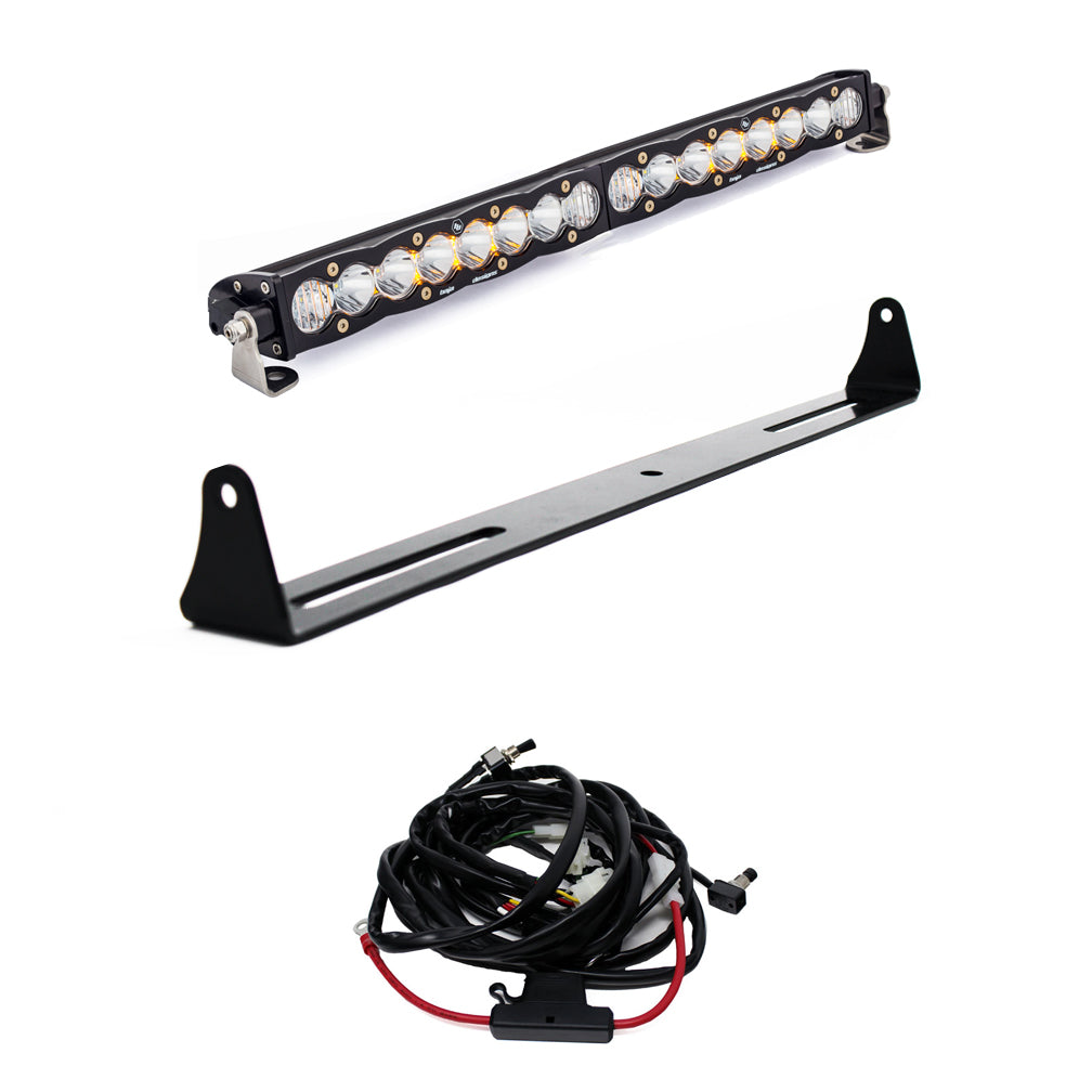 Chevy/GMC S8 20 Inch Bumper Light Bar Kit - Chevy/GMC 2007-13 Silverado/Sierra 1500/2500HD/3500HD {'07 New Body Style} 447515