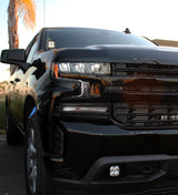 Chevy Squadron SAE Fog Pocket Light Kit - Chevy 2019-22 Silverado 1500 / 2020-22 2500HD/3500HD Baja Amber 447529