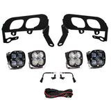 Squadron Sport/SAE Dual Fog Pocket Light Kit - 2014-15 Chevrolet Silverado 1500 Clear 447530