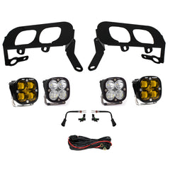 Squadron Sport/SAE Dual Fog Pocket Light Kit - 2014-15 Chevrolet Silverado 1500 Baja Amber 447531
