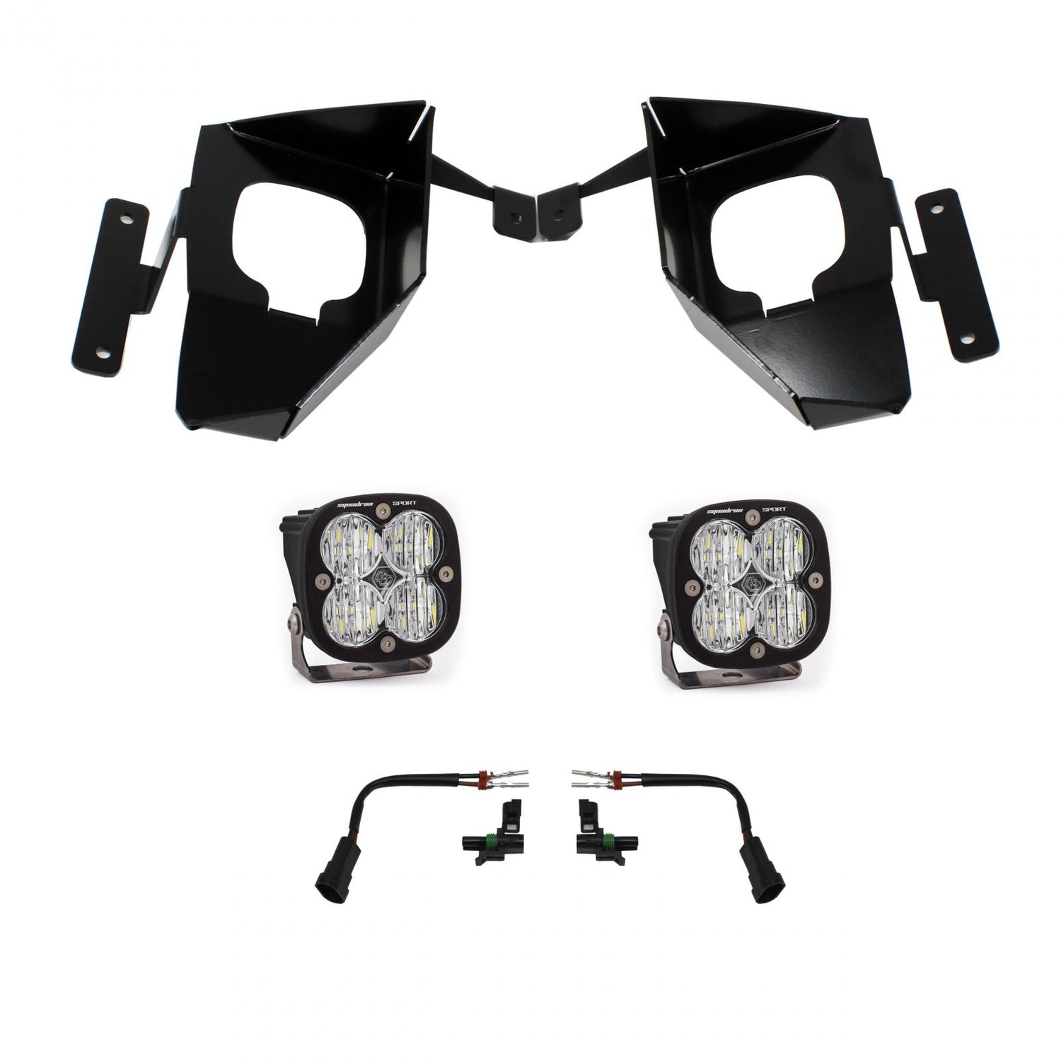Chevy Squadron Sport Fog Pocket Light Kit - Chevy 2016-18 Silverado 1500 Clear 447536