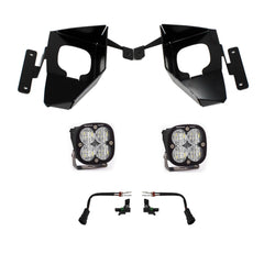 Chevy Squadron Sport Fog Pocket Light Kit - Chevy 2016-18 Silverado 1500 Clear 447536