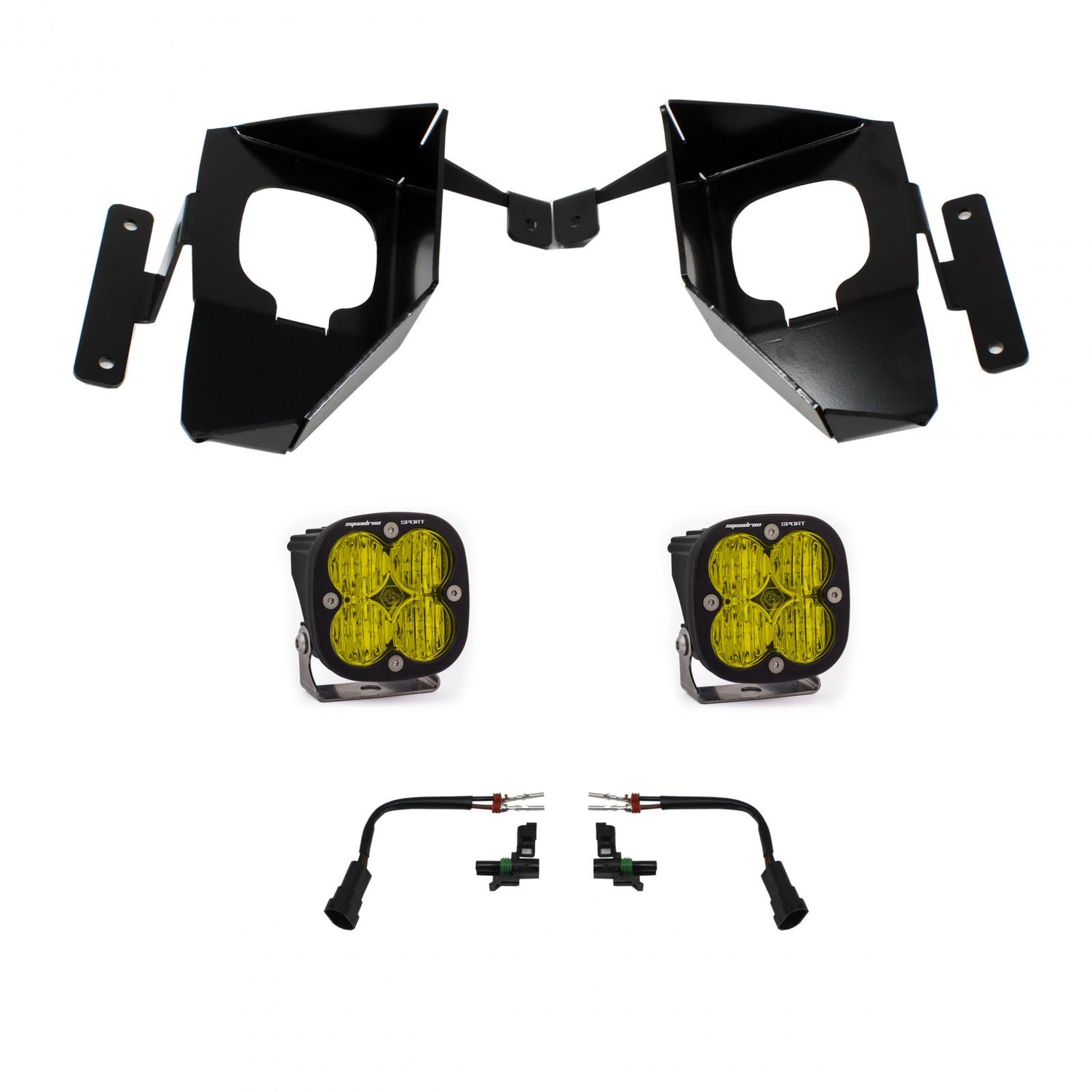 Chevy Squadron Sport Fog Pocket Light Kit - Chevy 2016-18 Silverado 1500 Baja Amber 447537