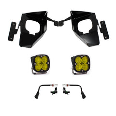 Chevy Squadron Sport Fog Pocket Light Kit - Chevy 2016-18 Silverado 1500 Baja Amber 447537