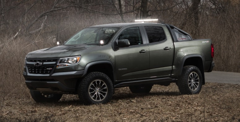 Chevy/GMC Squadron Pro A-Pillar Light Kit - Chevy/GMC 2014-18 Silverado/Sierra 1500; 2015-19 Colorado/Canyon 447604
